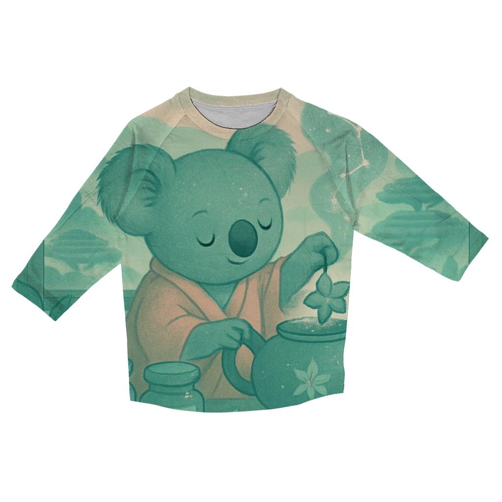 Celestial Tea Botanist trendy 3/4 sleeve tops