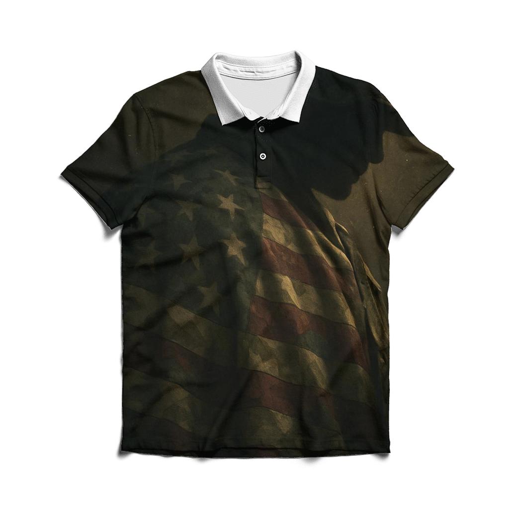 Camouflage Valor Wrap stylish collar polo tees