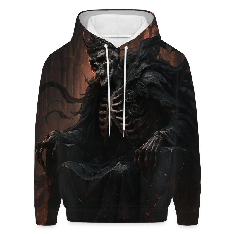 Ashen Throne Of The Skeleton King lightweight hoodies