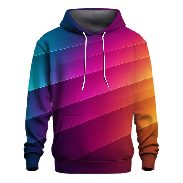 Chromatic Gridflow graphic hoodies