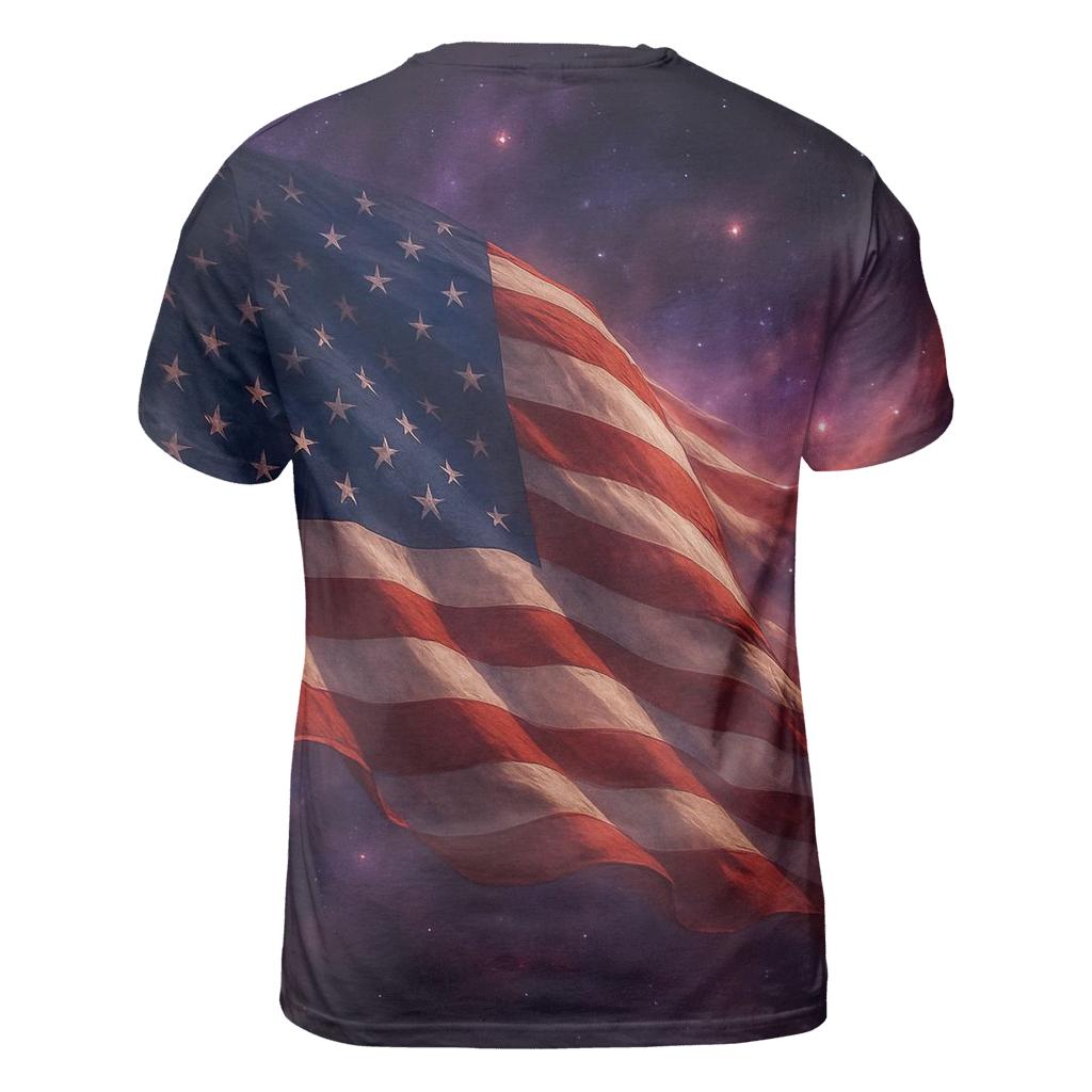 Nebula Stars And Stripes custom all-over print shirts