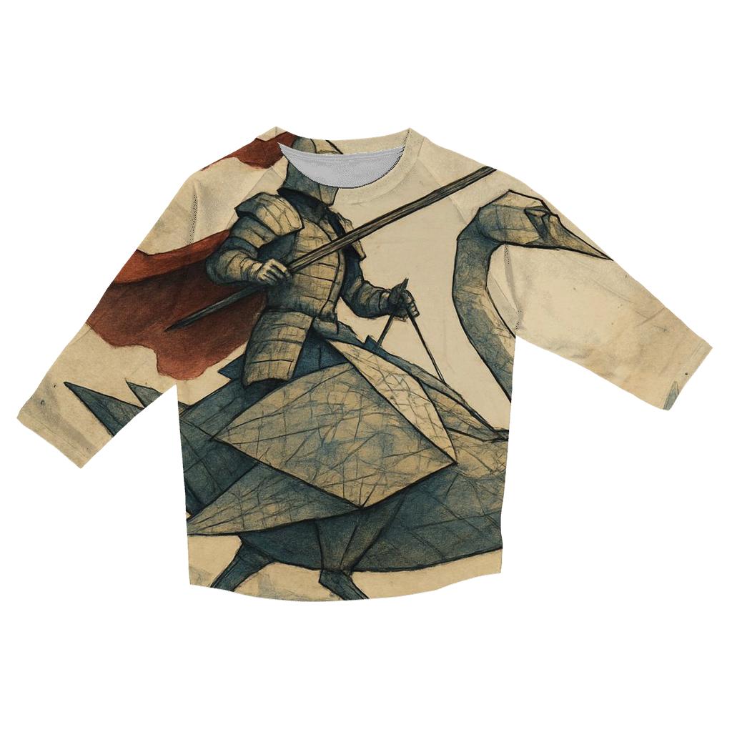 Paper Crane Knight trendy 3/4 sleeve tops