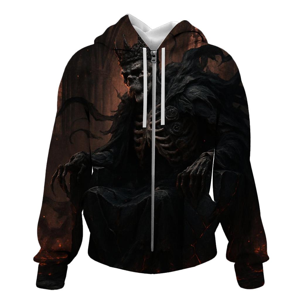 Ashen Throne Of The Skeleton King custom hoodies