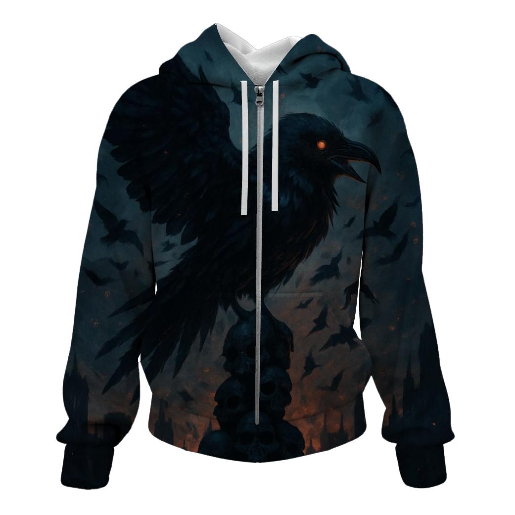 Raven Of The Black Cathedral designer hoodies