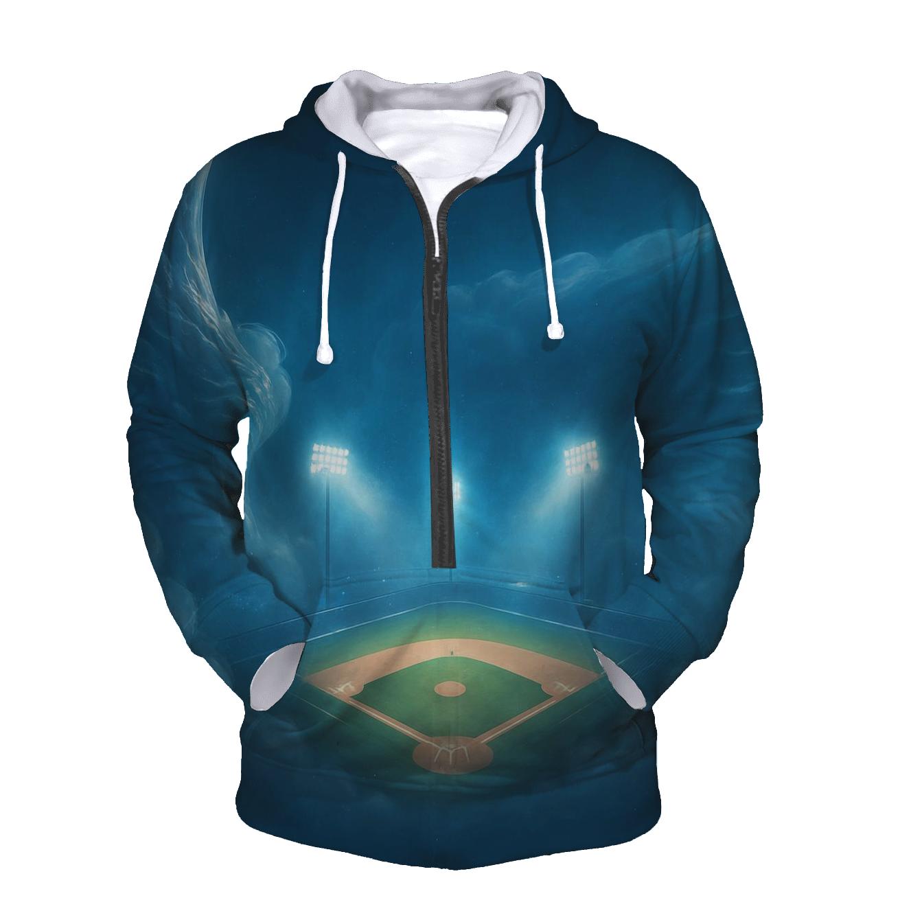 Sky Diamond Blue Jays zip-up hoodies