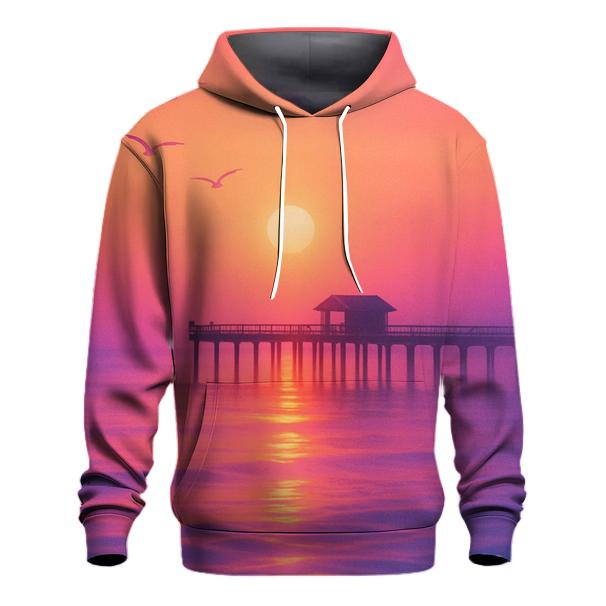 Neon Pier Reverie hoodie designs