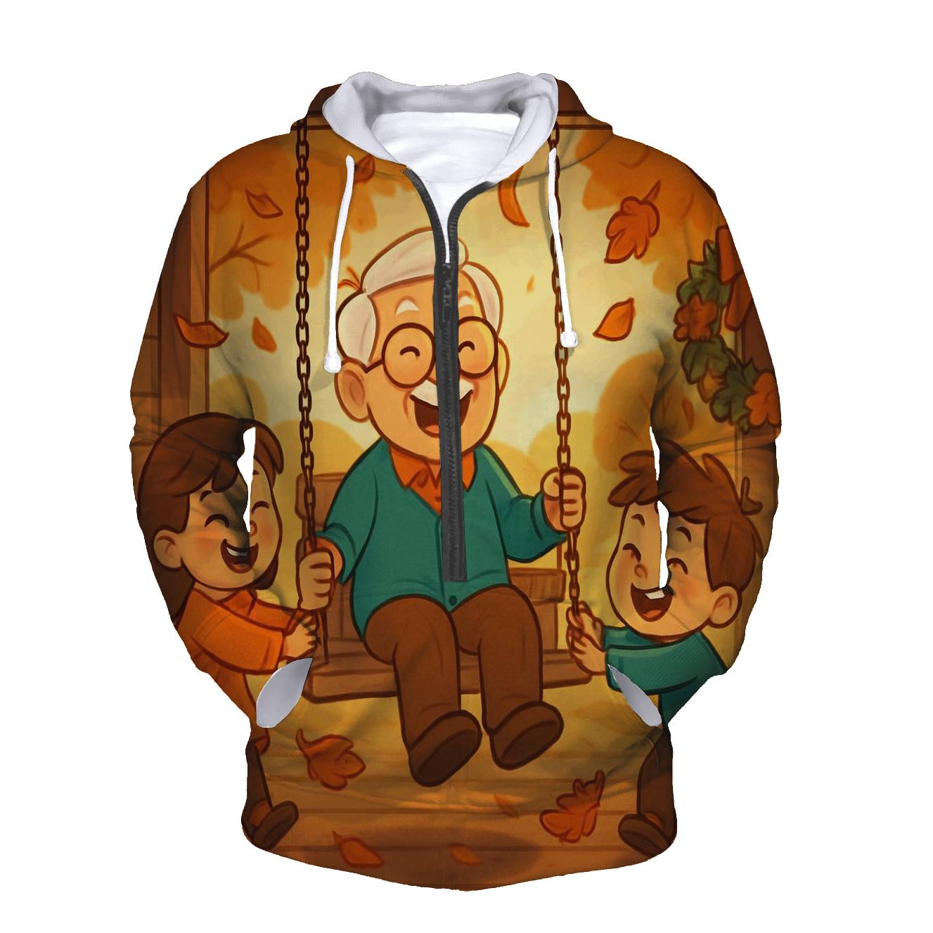 Sunlit Leaf Swing hoodie styles