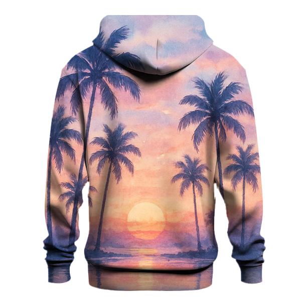 Tropical Echo Horizon custom hoodies