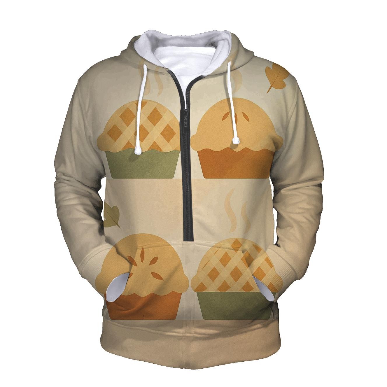 Patchwork Pie Party graphic hoodies
