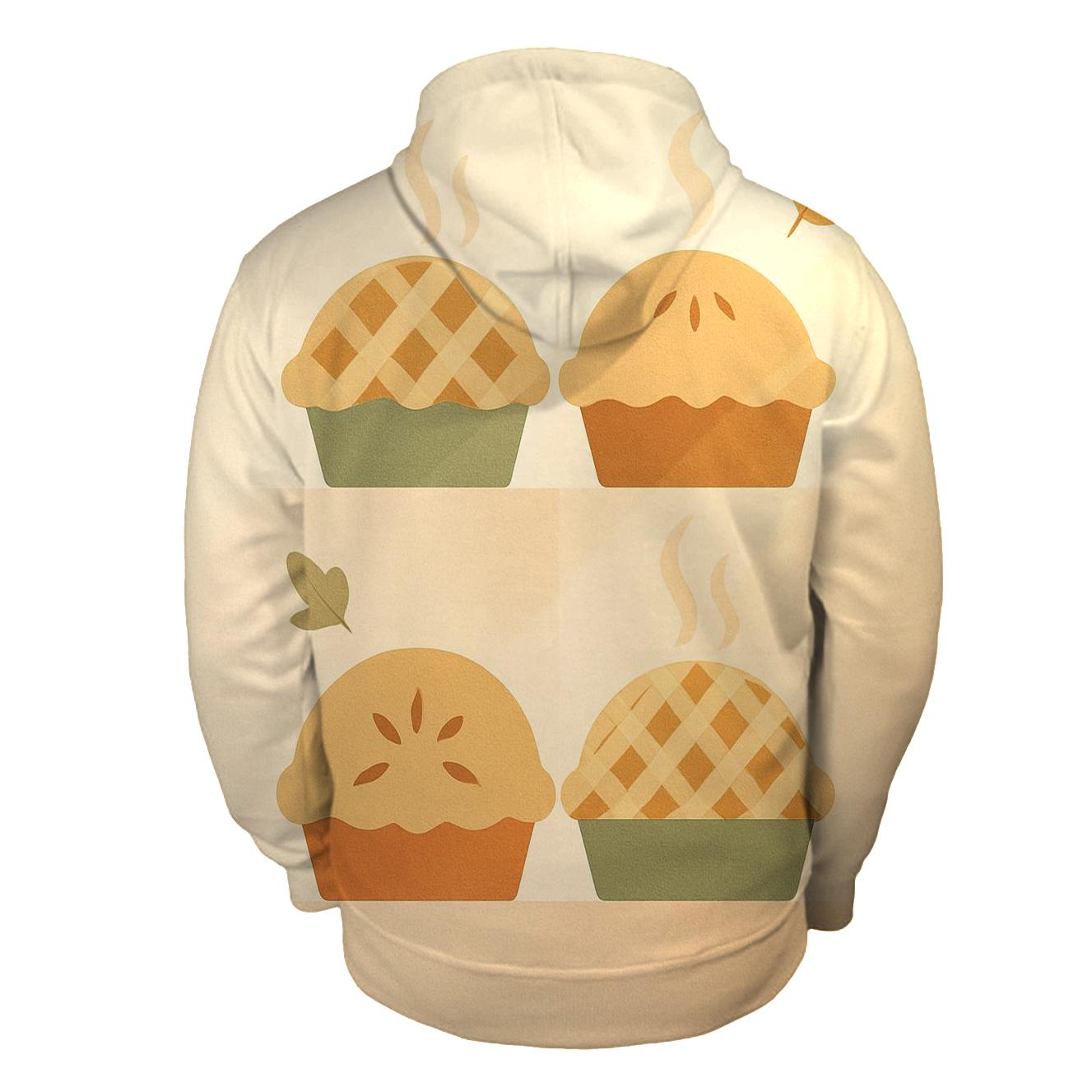 Patchwork Pie Party graphic hoodies
