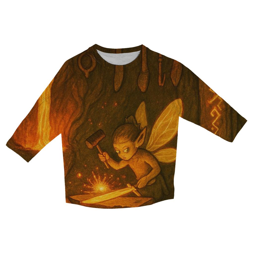 Sunforge Blacksmith Sprite trendy 3/4 sleeve tops