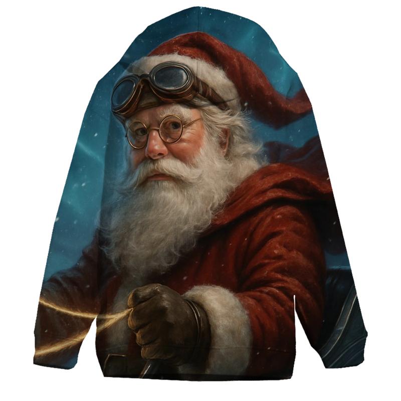 Aurora Sleigh Pilot Santa hoodies fashion