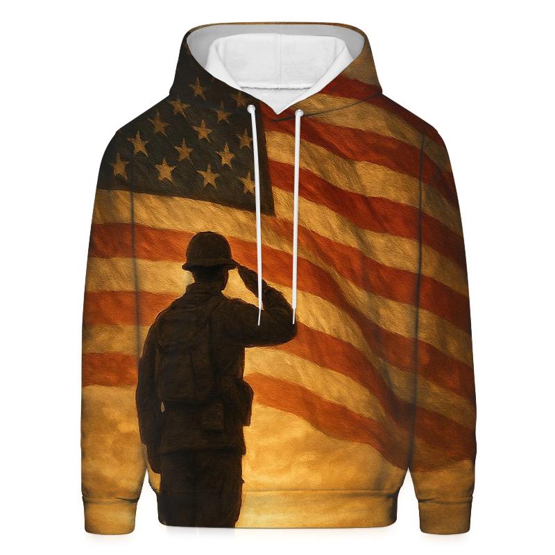 Dawn Sentinel Flag premium hoodies