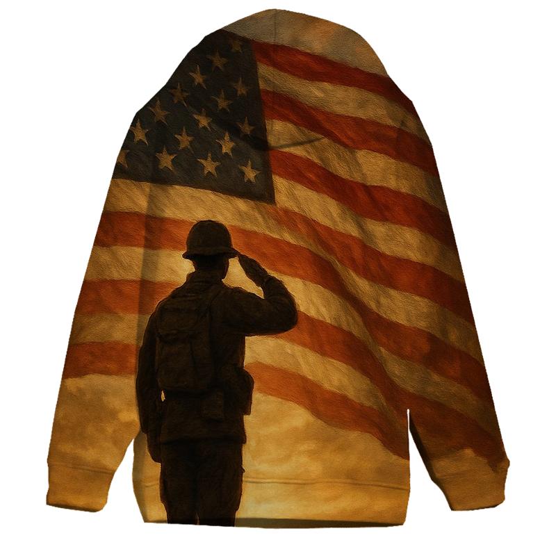 Dawn Sentinel Flag premium hoodies