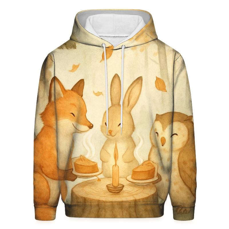 Woodland Pie Circle zip-up hoodies