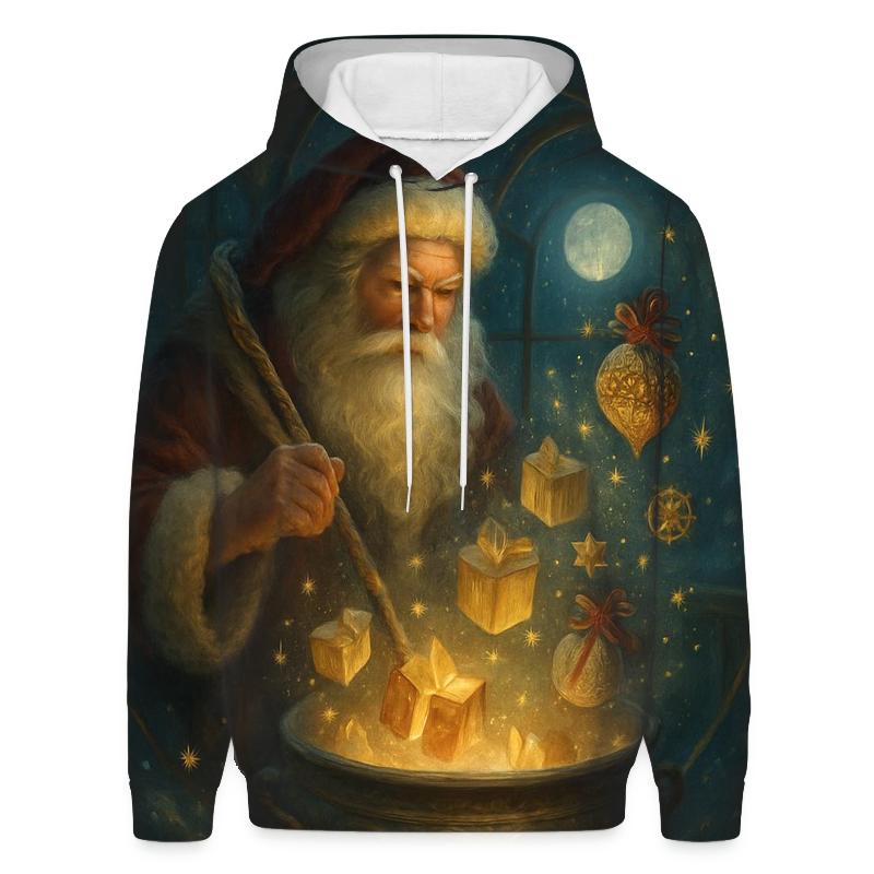 Midnight Gift Alchemist Santa zip-up hoodies