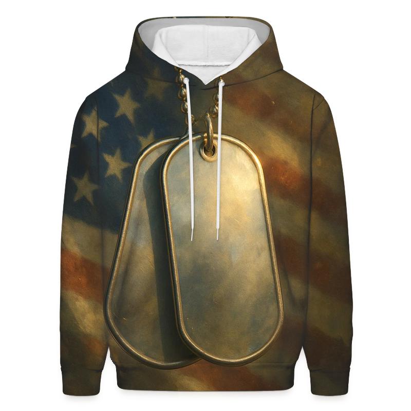 Silent Watch Dog Tags zip-up hoodies