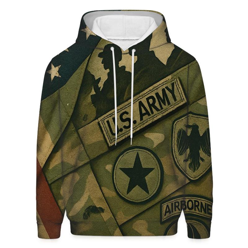 Camouflage Unity Flag hoodie trends