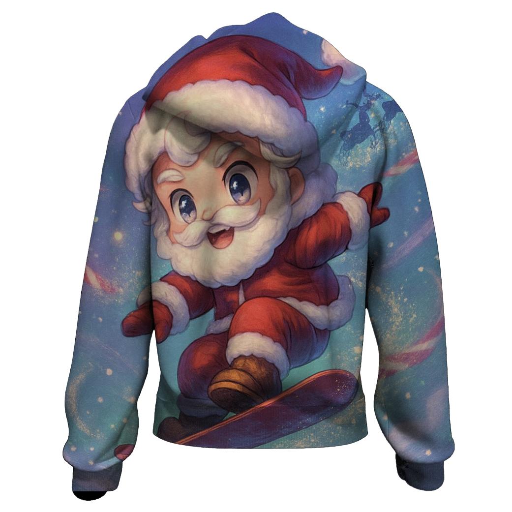 Zero Gravity Snowboard Santa premium hoodies