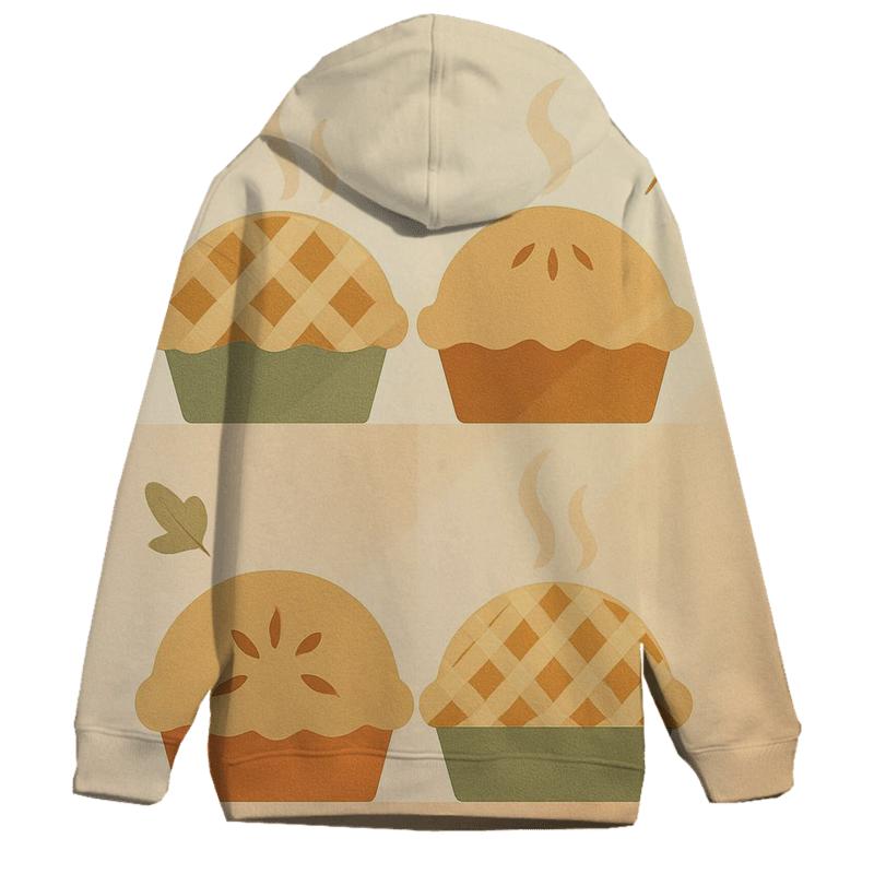 Patchwork Pie Party designer hoodies