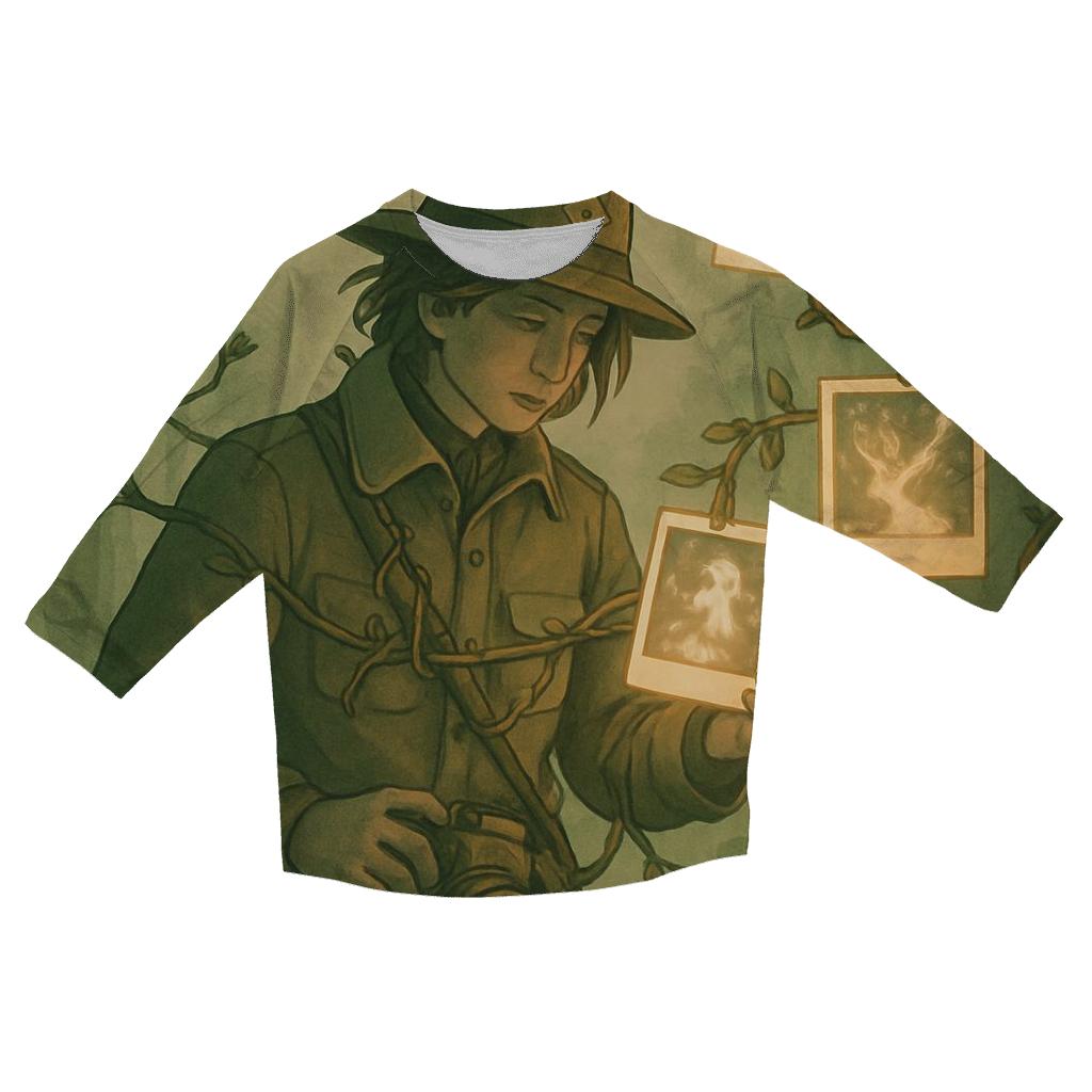 Polaroid Forest Ranger printed three quarter sleeve shirts