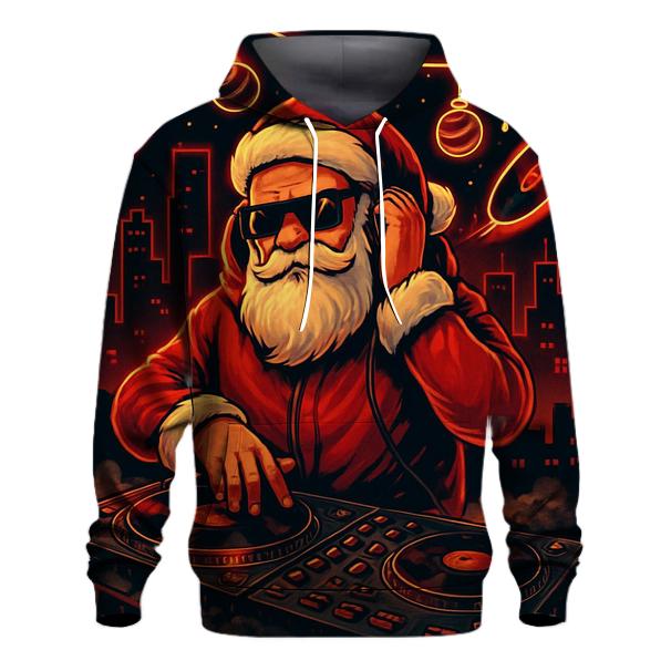 Neon Streetwear Santa DJ hoodies fashion