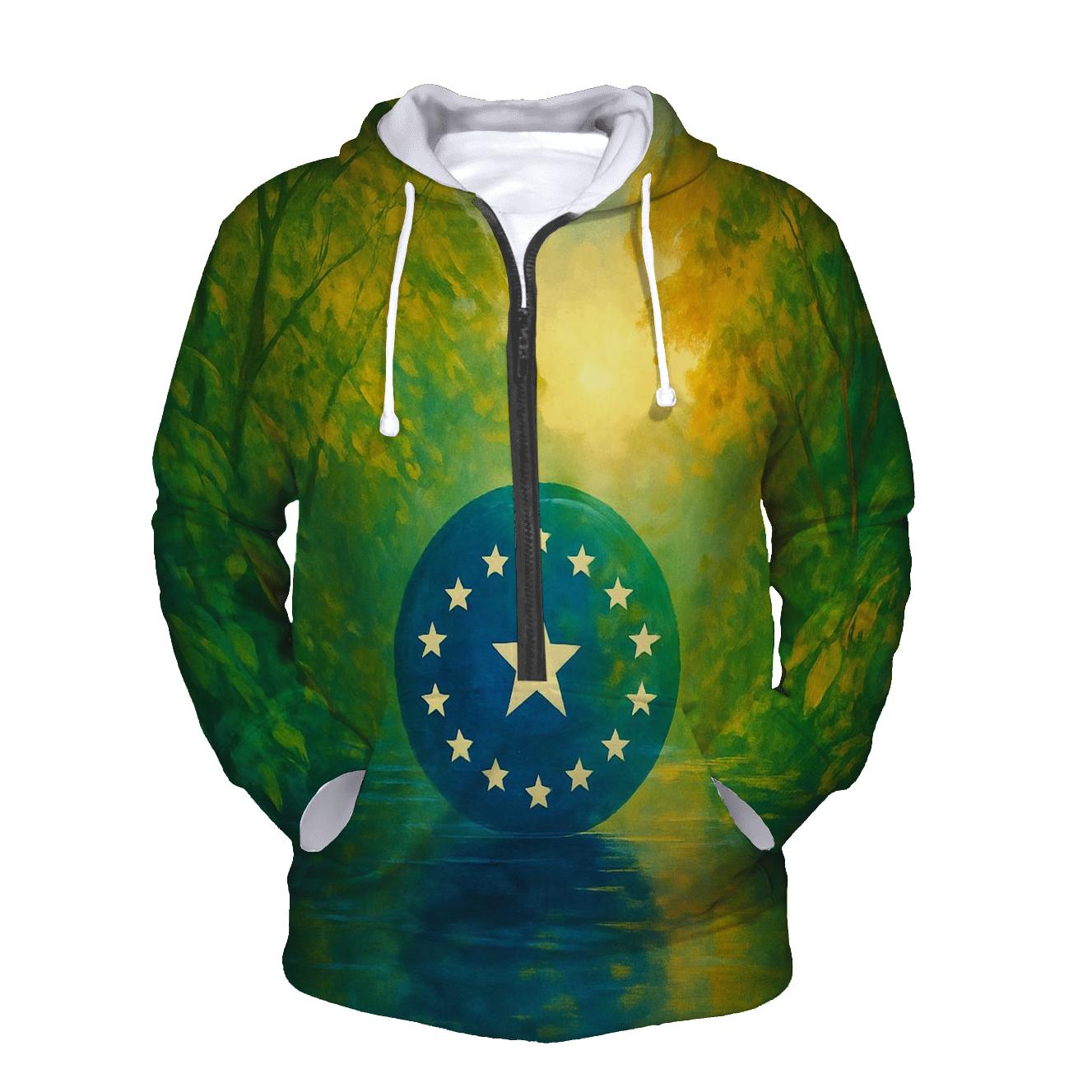 Brazil Amazon Mosaic heavyweight hoodies