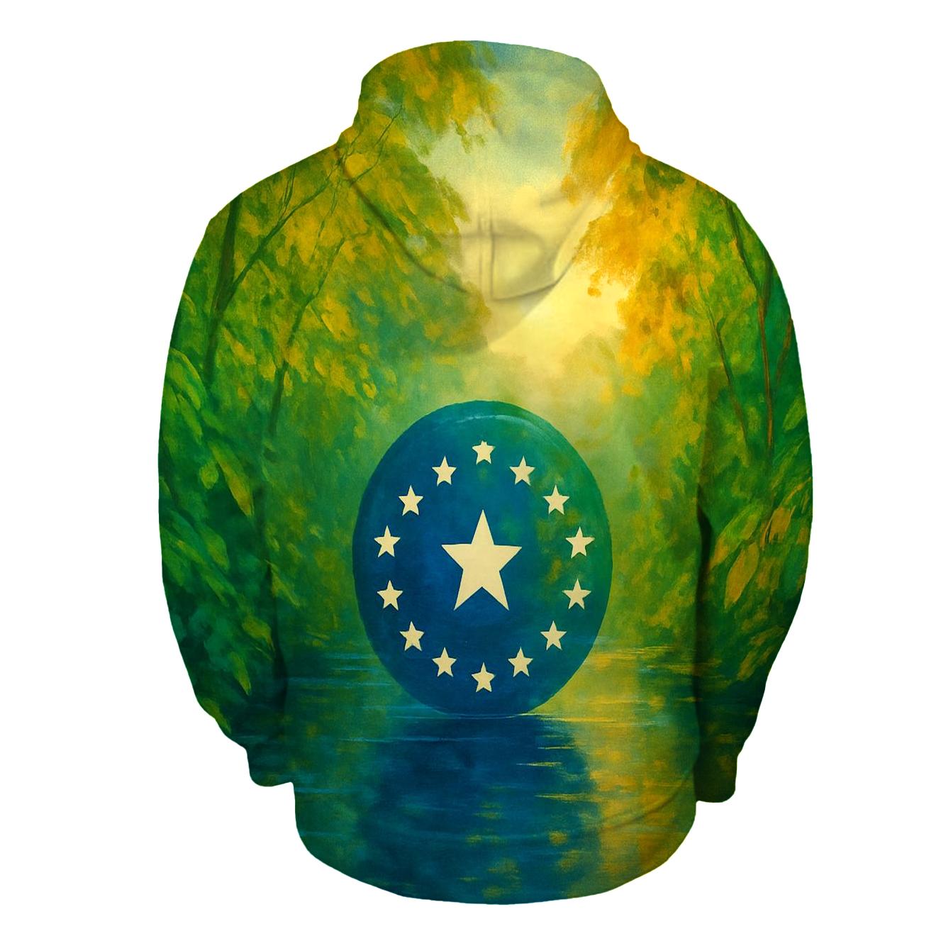 Brazil Amazon Mosaic heavyweight hoodies