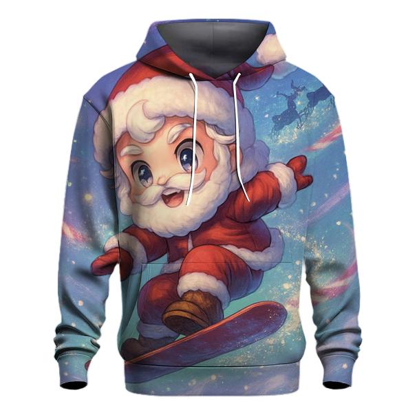 Zero Gravity Snowboard Santa pullover hoodies