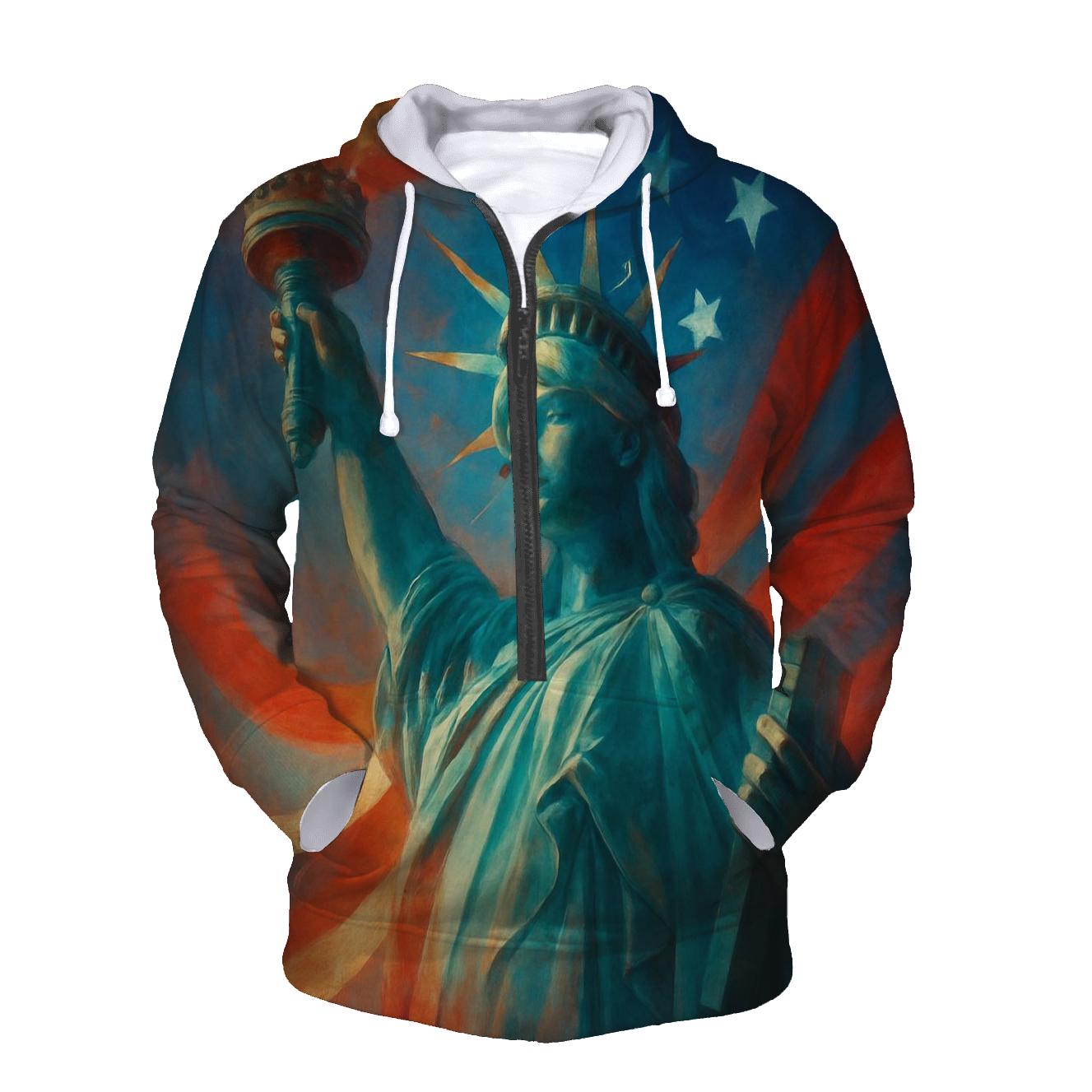 Liberty Radiant Banner graphic hoodies