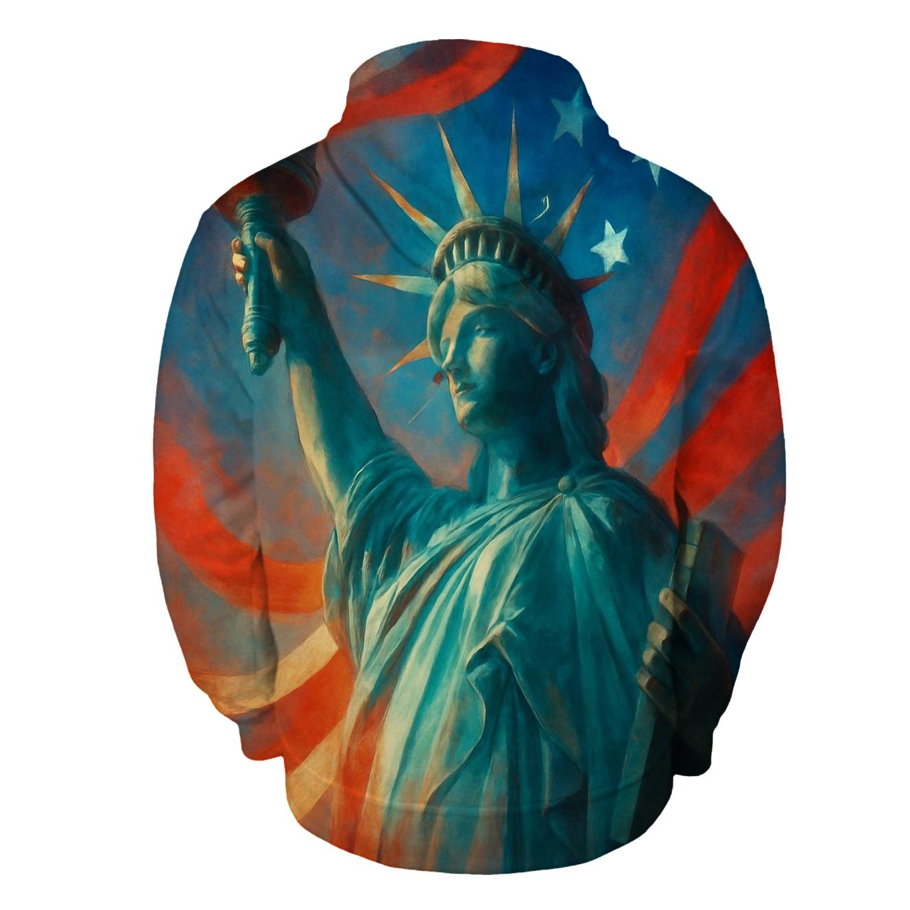 Liberty Radiant Banner graphic hoodies