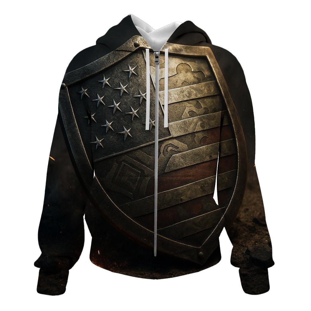 Flagforge Shield hoodie trends
