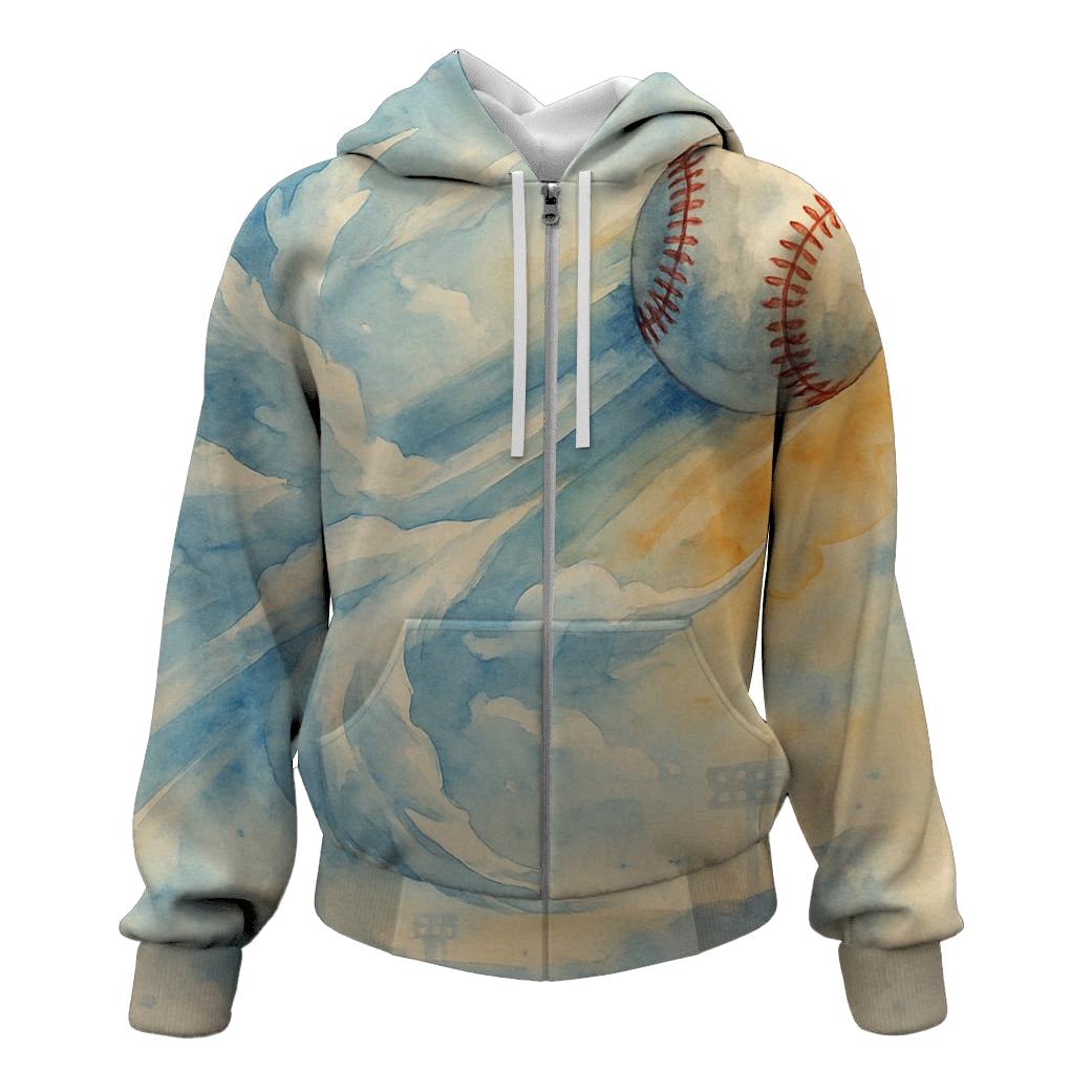 Feathered Fastball With Blue Jays designer hoodies