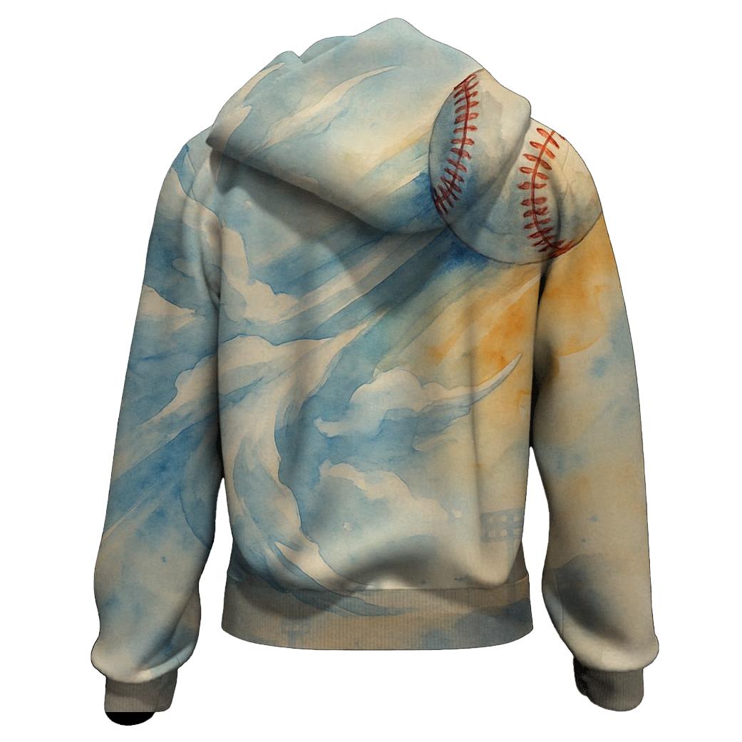 Feathered Fastball With Blue Jays designer hoodies