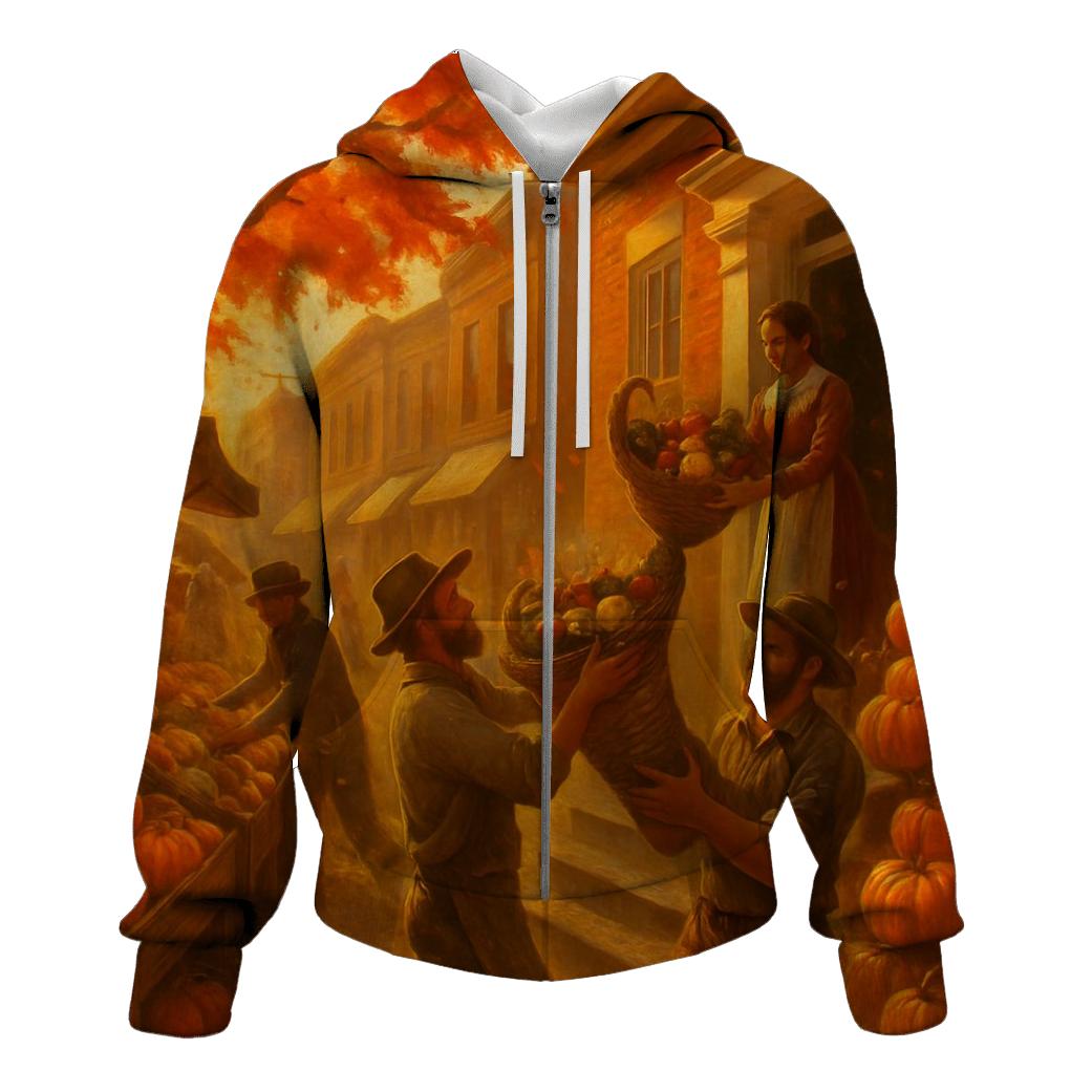 Cobblestone Market Harvest custom hoodies