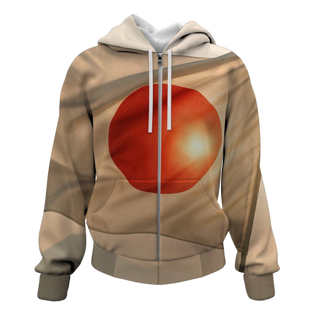 Japan Rising Fabric graphic hoodies