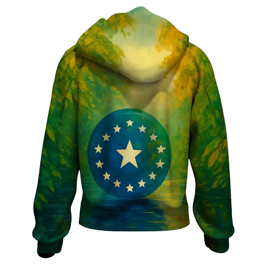 Brazil Amazon Mosaic premium hoodies