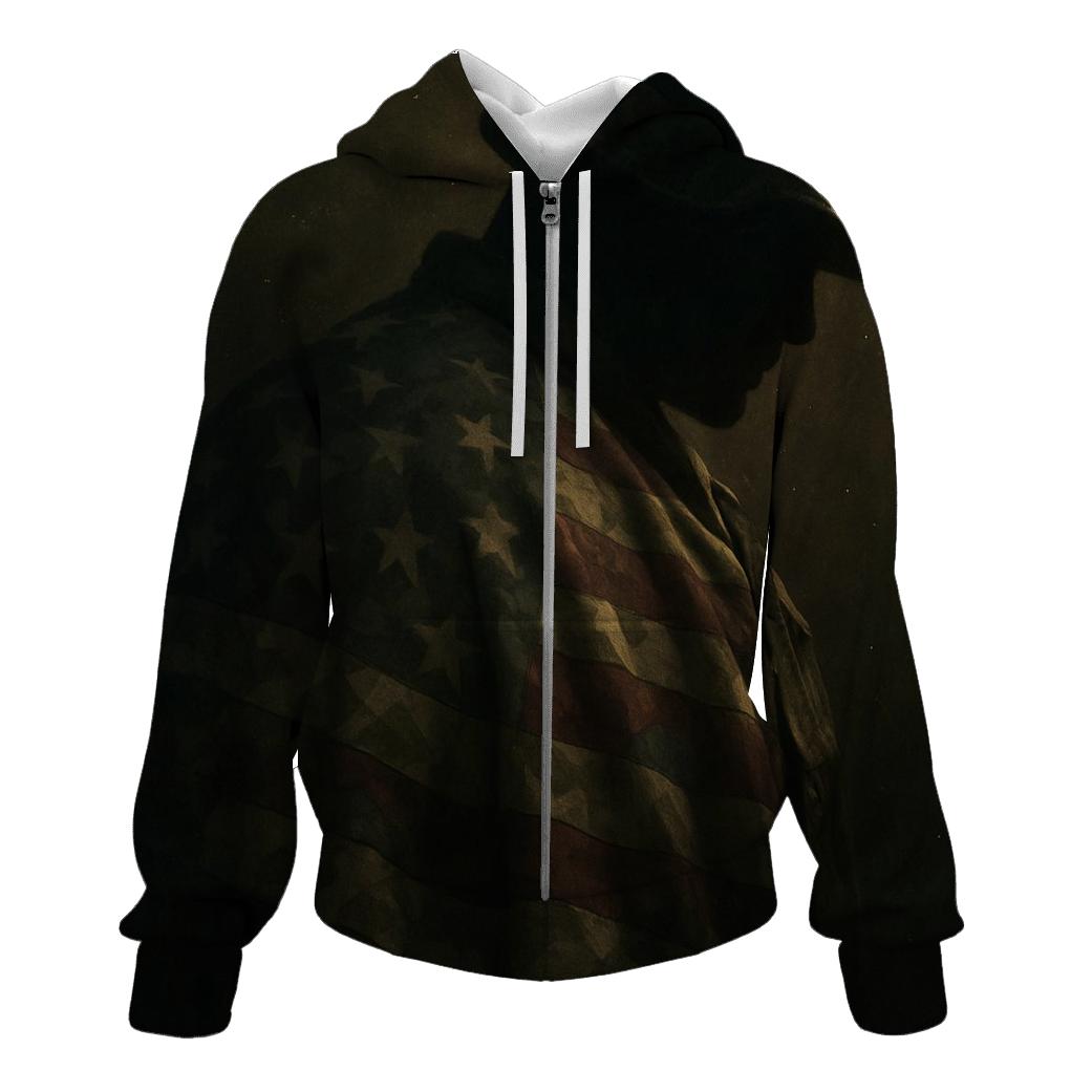 Camouflage Valor Wrap printed hoodies