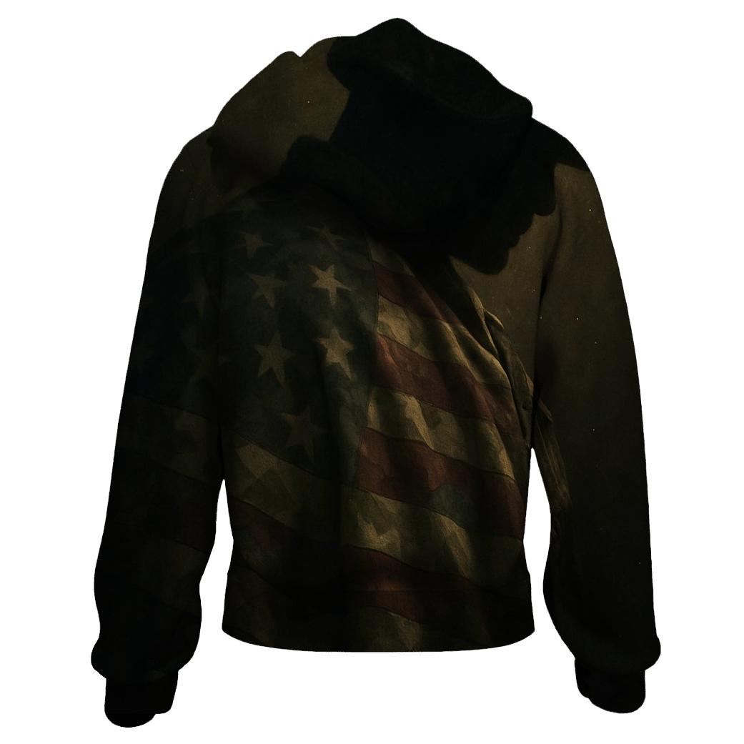 Camouflage Valor Wrap printed hoodies