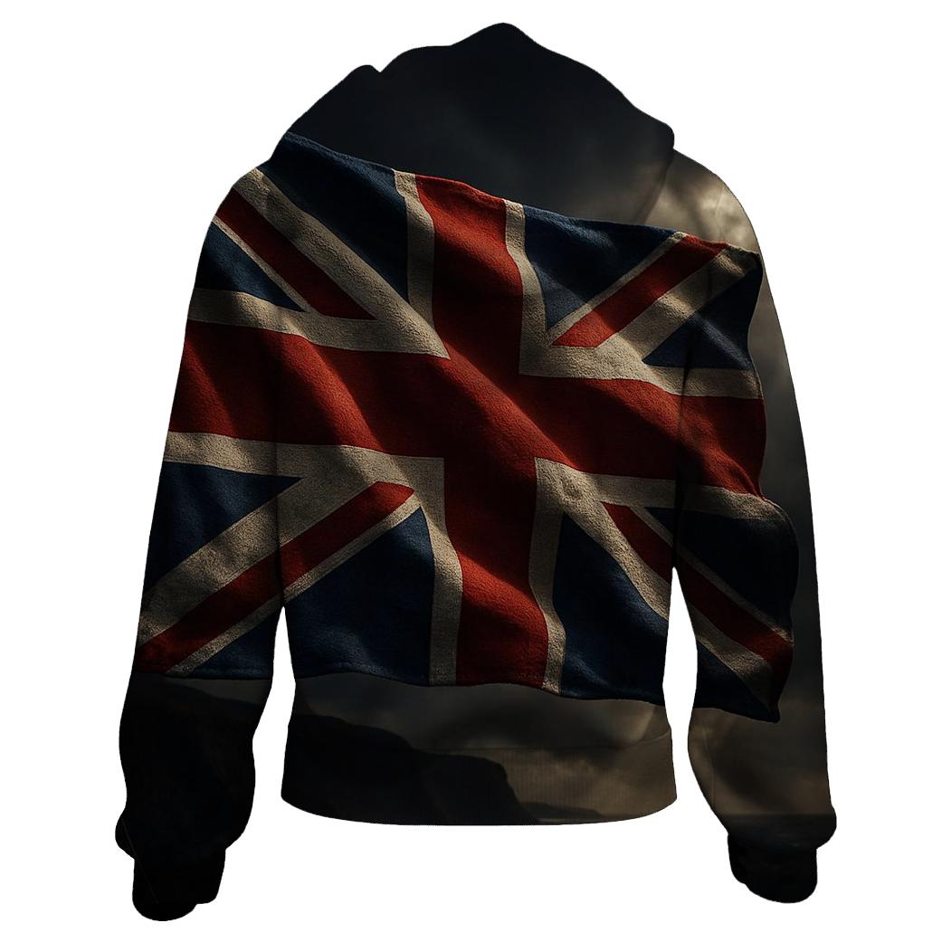 United Kingdom Storm Banner embroidered hoodies