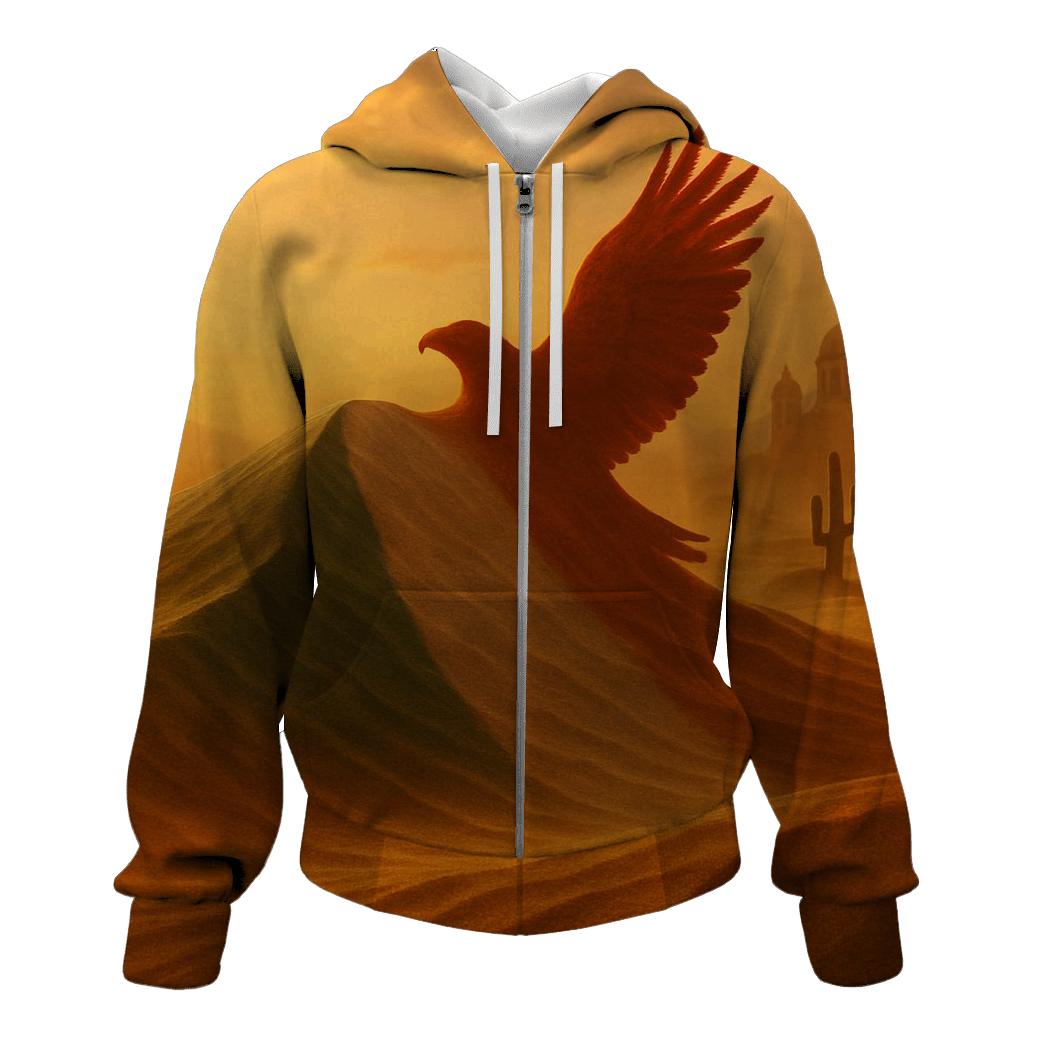 Mexico Desert Silhouette hoodies fashion