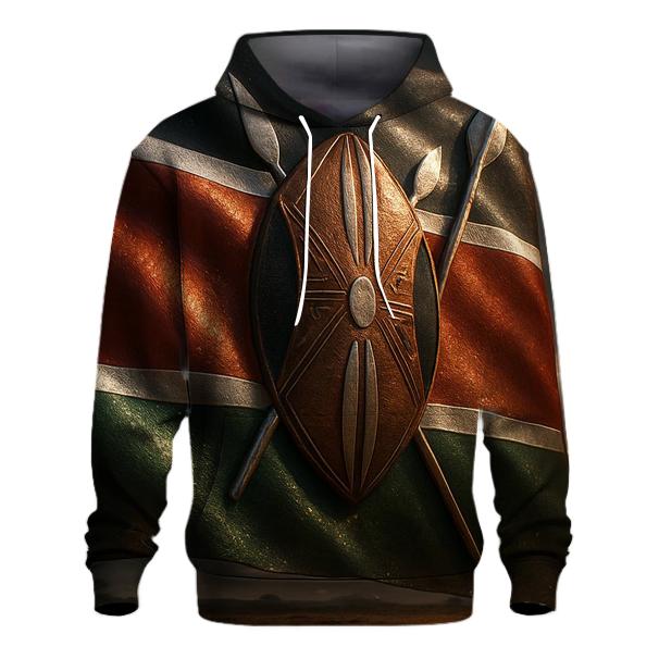 Kenya Shield Merge designer hoodies