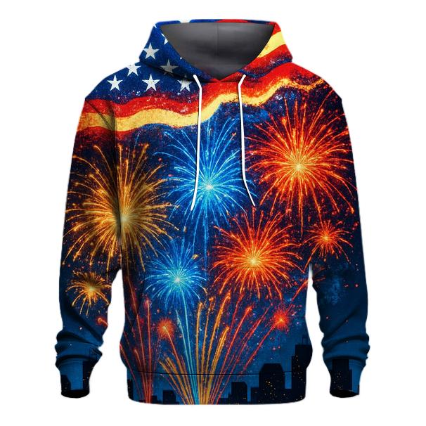 Firework Cascade Banner custom hoodies
