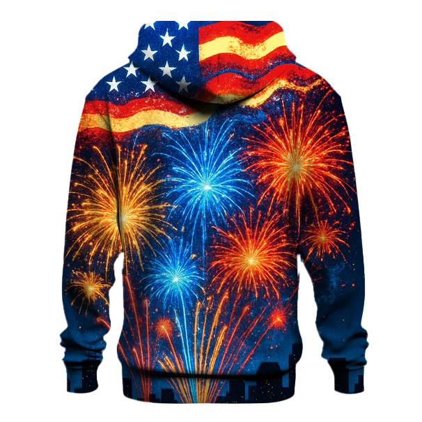 Firework Cascade Banner custom hoodies