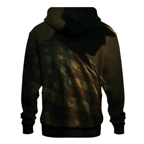 Camouflage Valor Wrap embroidered hoodies