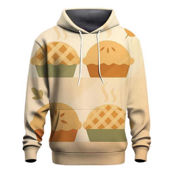 Patchwork Pie Party printed hoodies