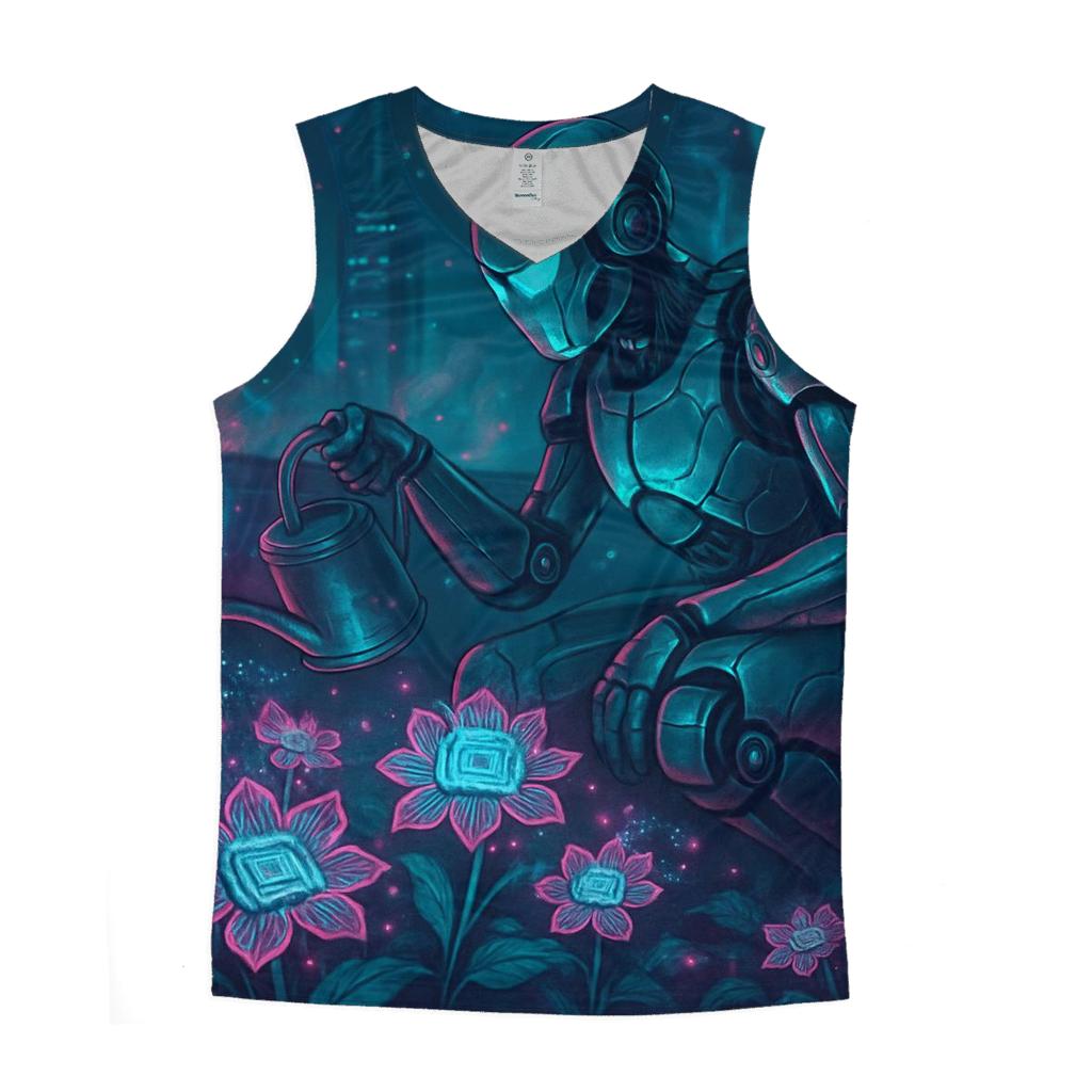 Circuit Garden Guardian graphic print tank tops