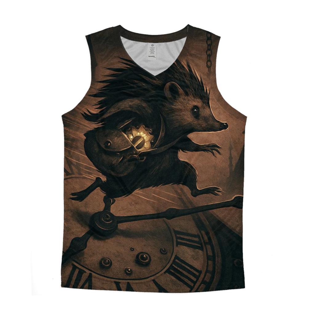 Clocktower Hedgehog Heist designer workout tanks