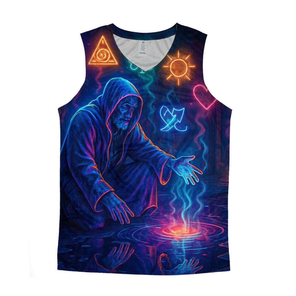 Holographic Street Oracle sports performance tank tops