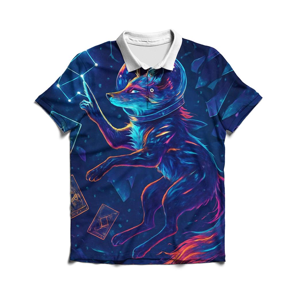 Nebula Fox Voyager embroidered polo tops